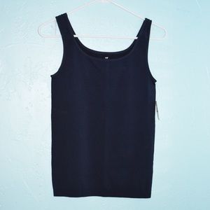 NWT talbots navy tank top